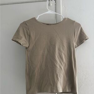 PacSun Taupe Short Sleeve Tee